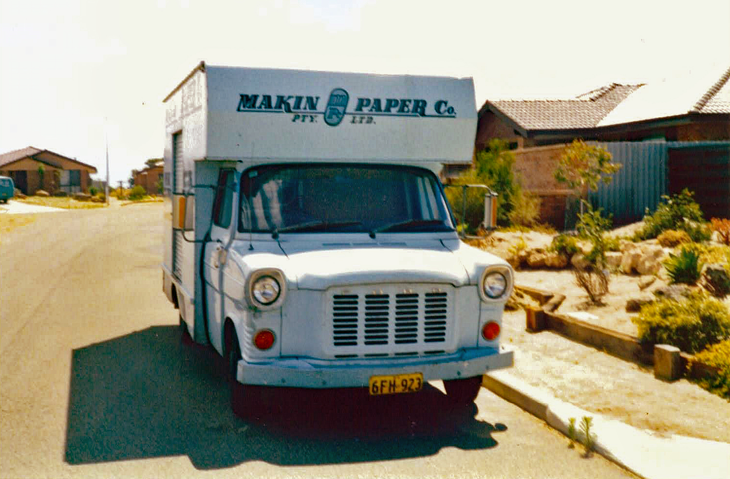 Ward Packaging's first delivery van
